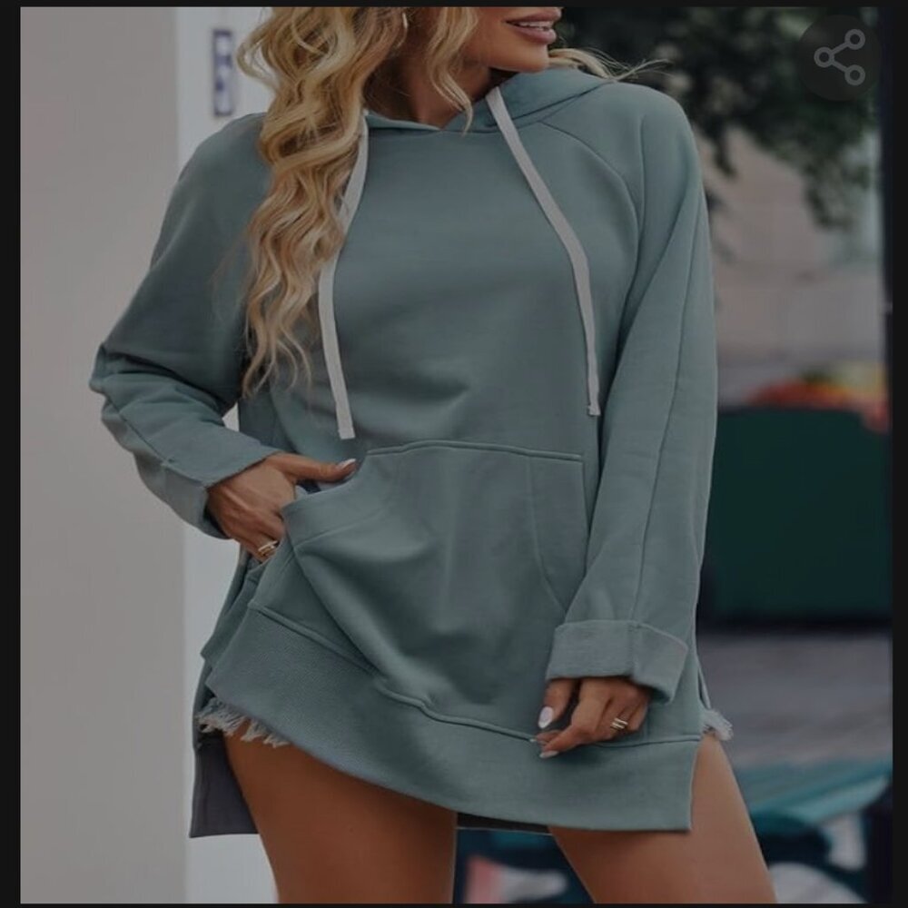 NWOT Sky Blue- Oversized sweater